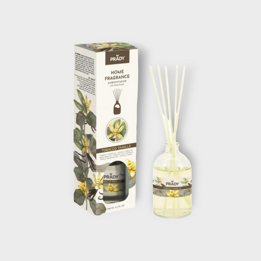 Coffret 5 - Un parfum générique de Tabacco vanille + son Mikado d'intérieur - Parfumerie Elise