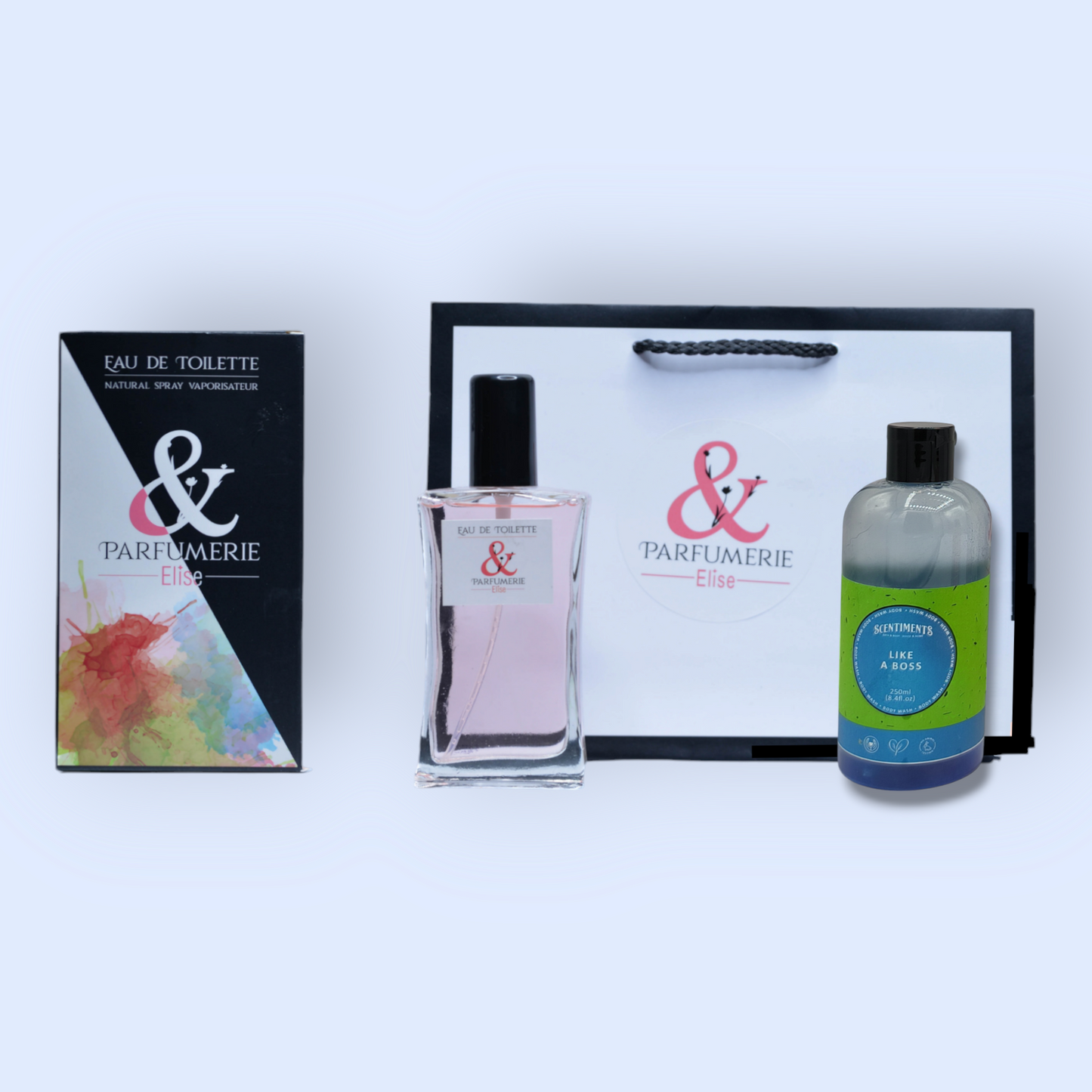 Coffret 15 - Un parfum générique de Hugo + son gel douche - Parfumerie Elise