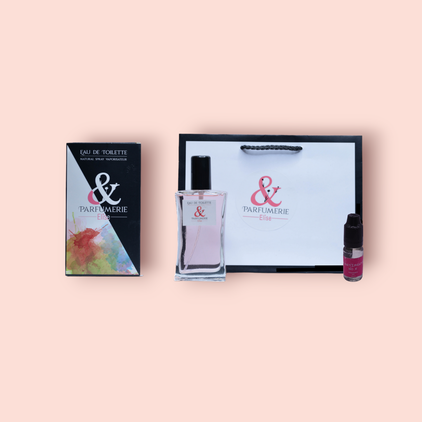 Coffret 40 - Un parfum générique de N 5 + son huile de diffusion parfumée - Parfumerie Elise