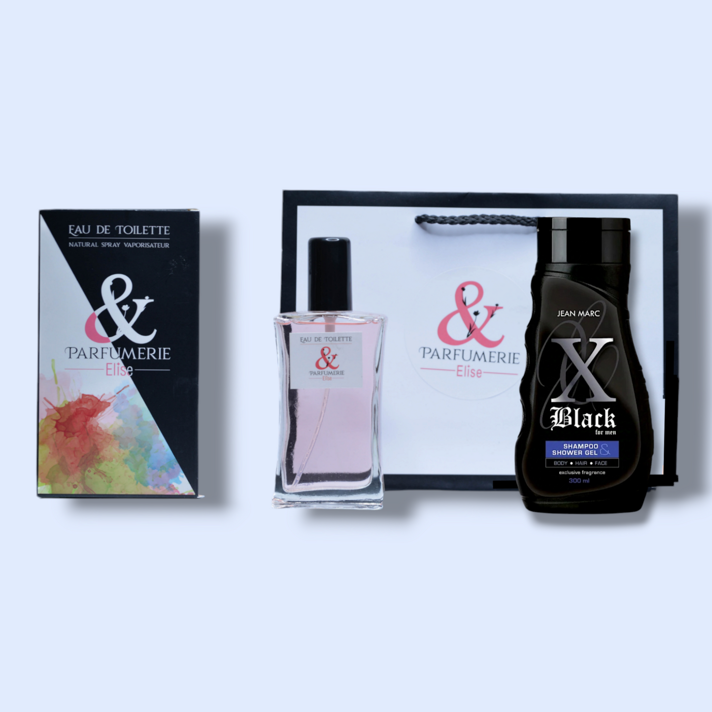 Coffret 63 - Un parfum générique de Black XS + son gel douche - Parfumerie Elise