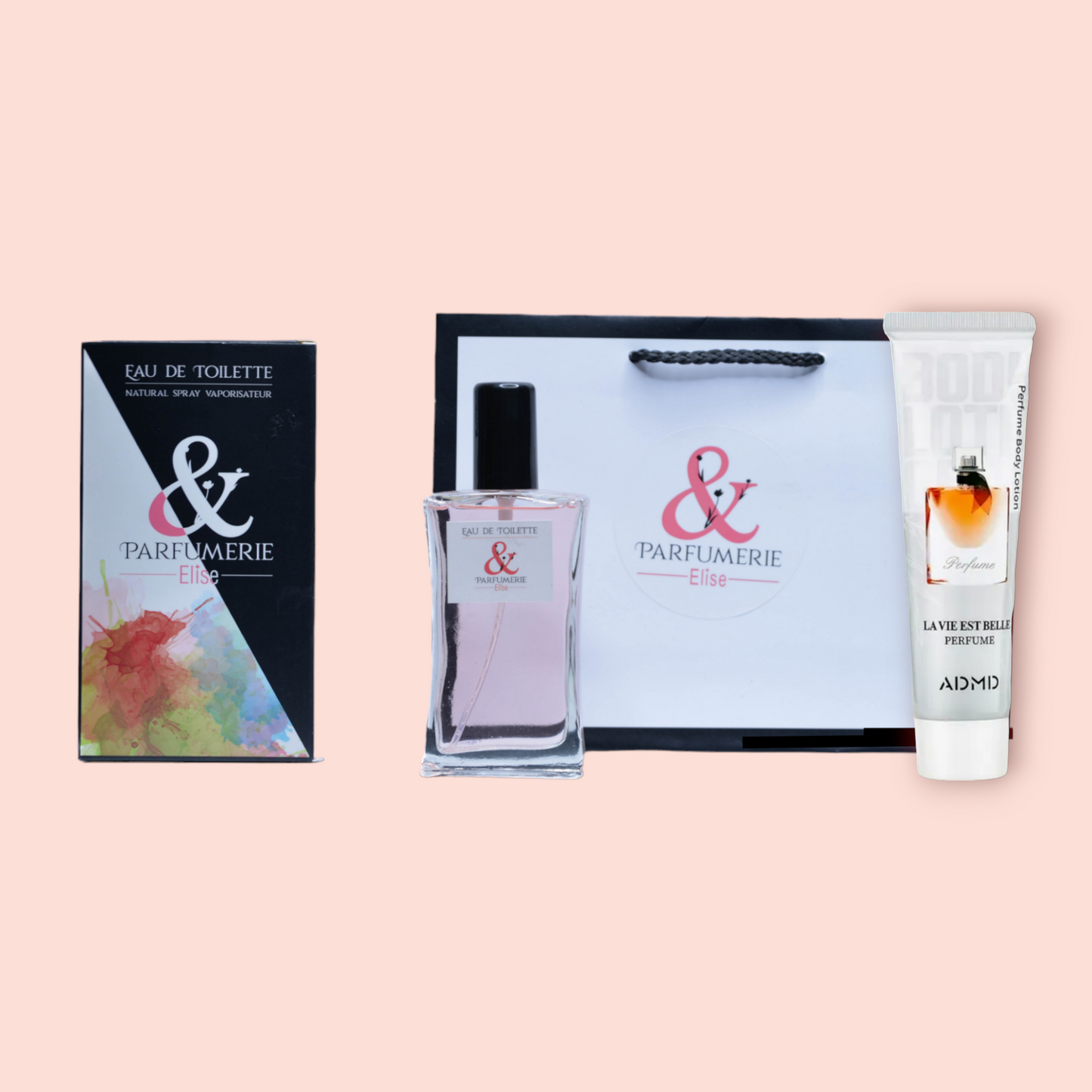 Coffret 16 - Un parfum générique de La vie est belle + sa crème pour le corps générique - Parfumerie Elise
