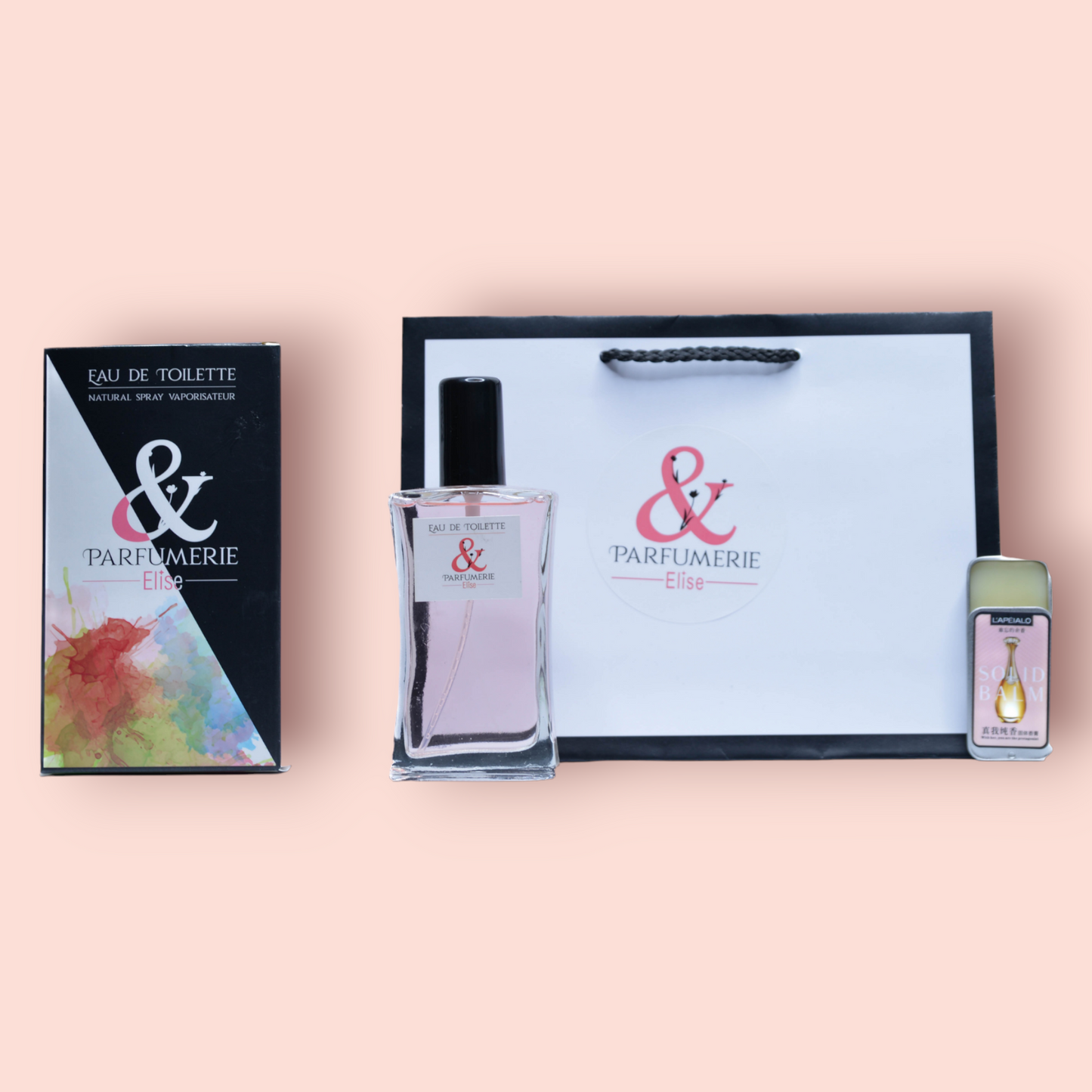 Coffret 76 - Un parfum générique de J'adore + son parfum solide générique - Parfumerie Elise