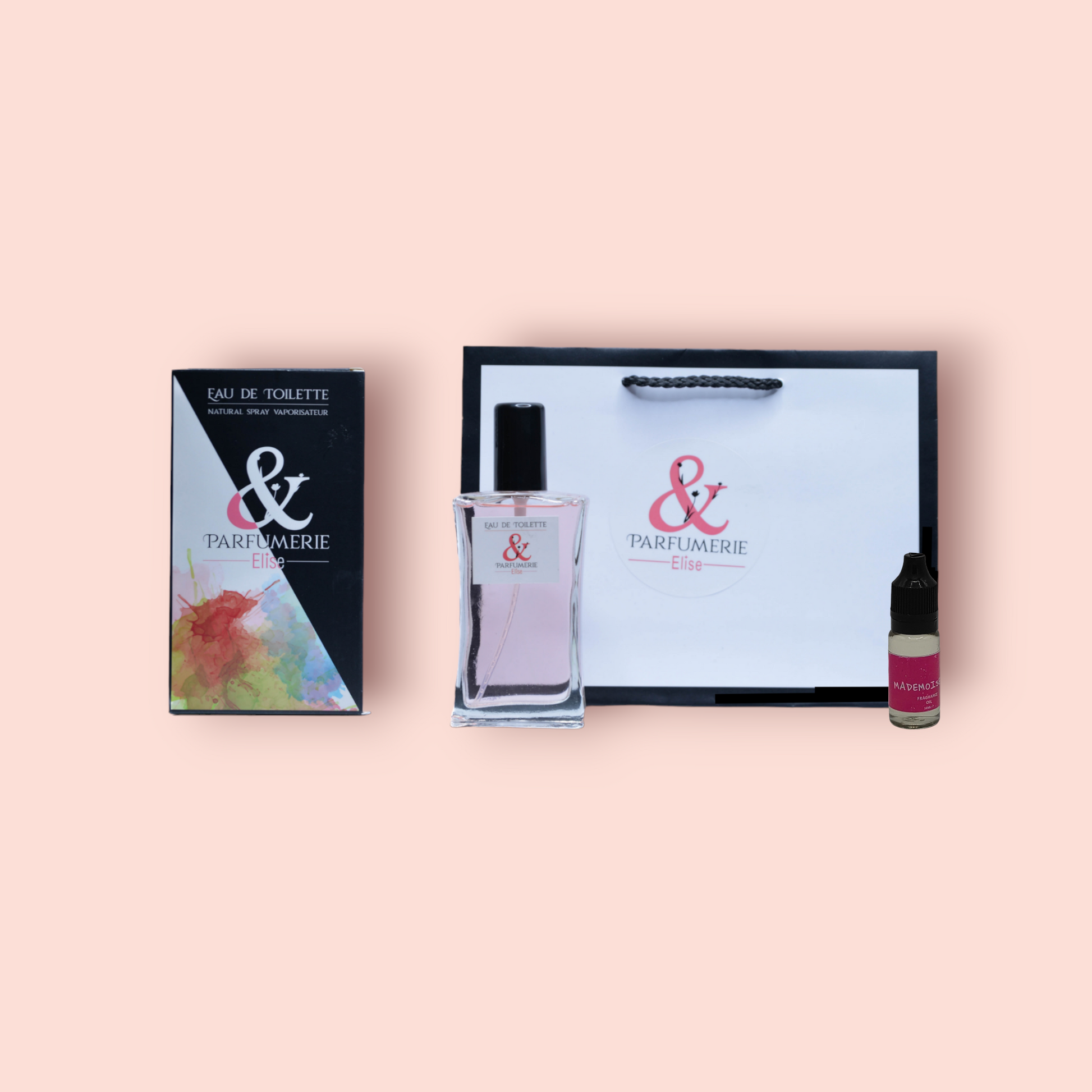 Coffret 95 - Un parfum générique de Coco Mademoiselle + son huile de diffusion générique - Parfumerie Elise