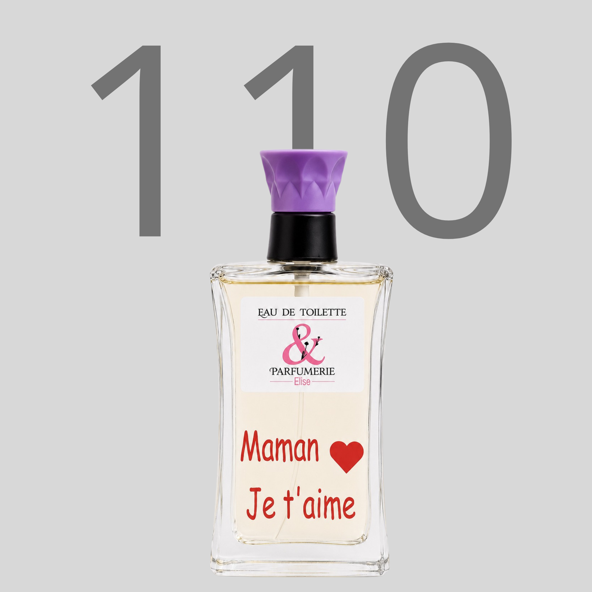 PE N 110 - Générique de CK One personnalisé Maman je t'aime*
