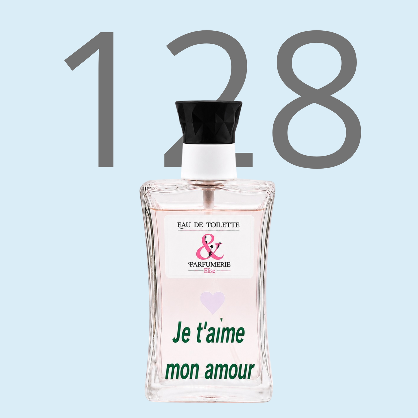 PE N 128 - Générique de Acqua di gio homme personnalisé Je t'aime mon amour