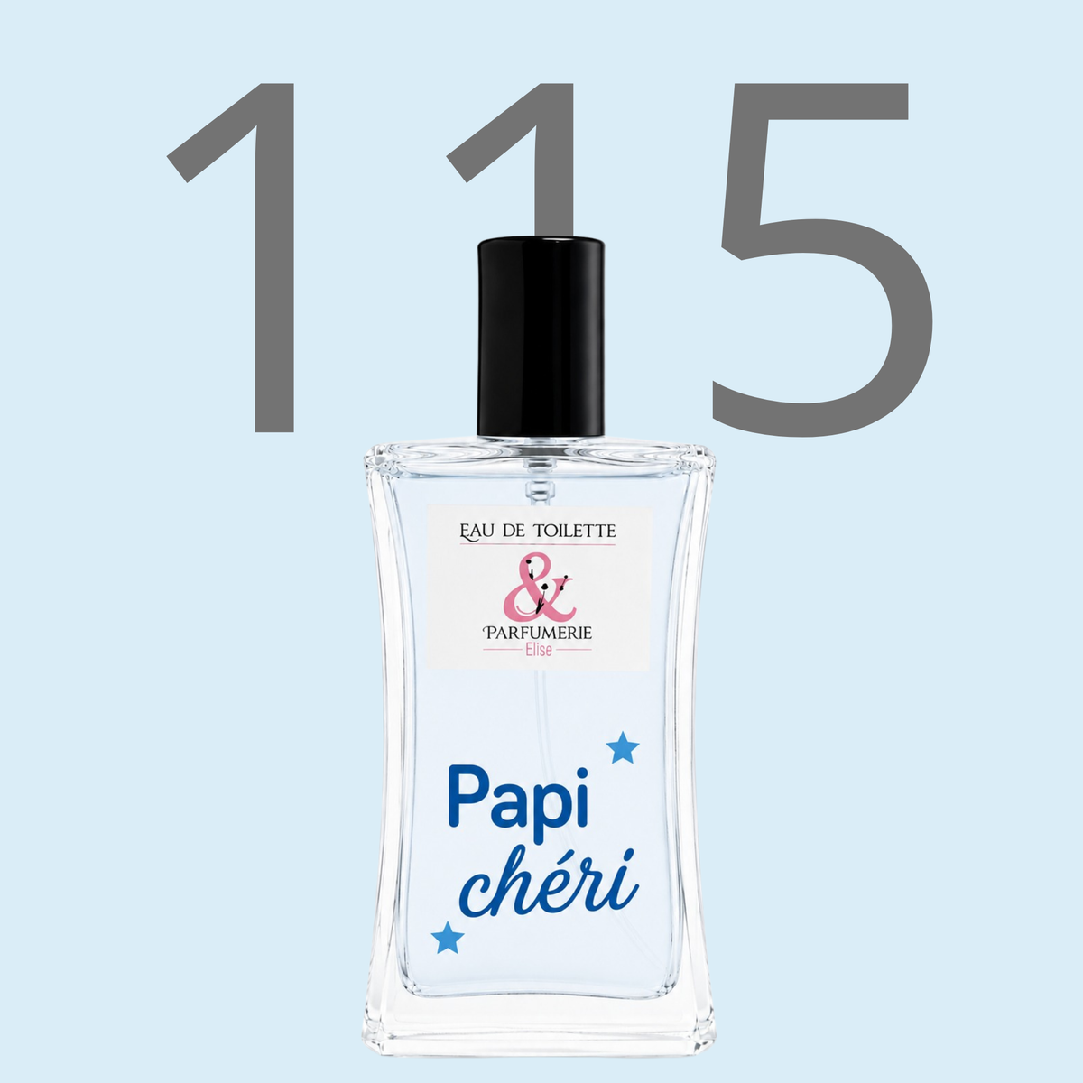PE N 115 - Générique de Boss bottle pacific pour homme personnalisé "Papi chéri"