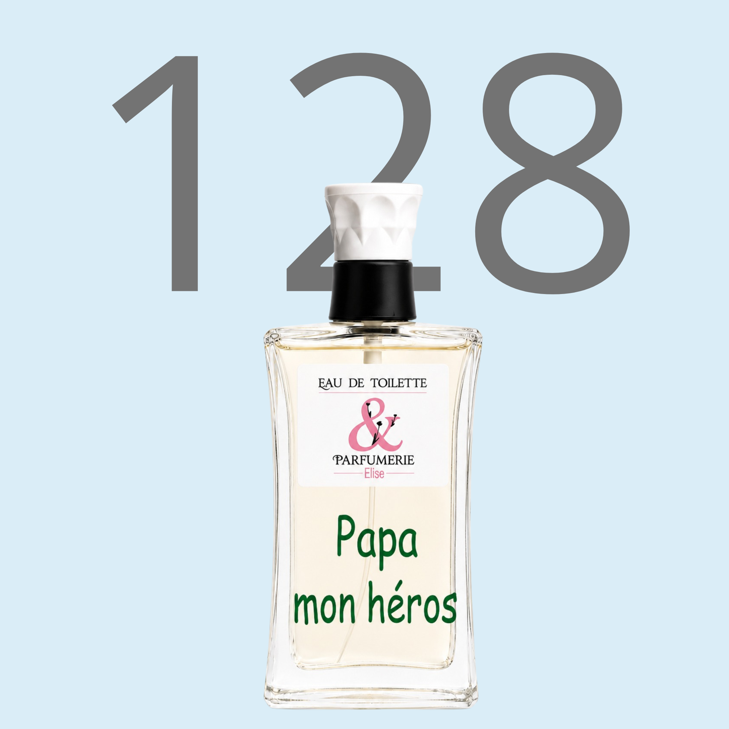 PE N 128 - Générique de Acqua di gio homme personnalisé Papa mon héros