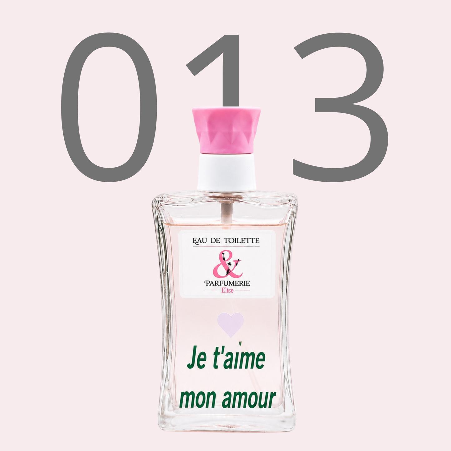 PE N 13 - Générique de Panthère pour femme personnalisé "Je t'aime mon amour"