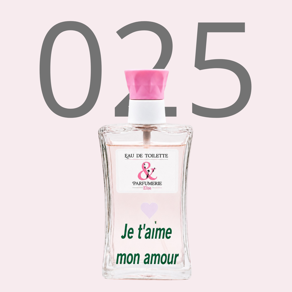 PE N 25 - Générique de Si personnalisé "Je t'aime mon amour"