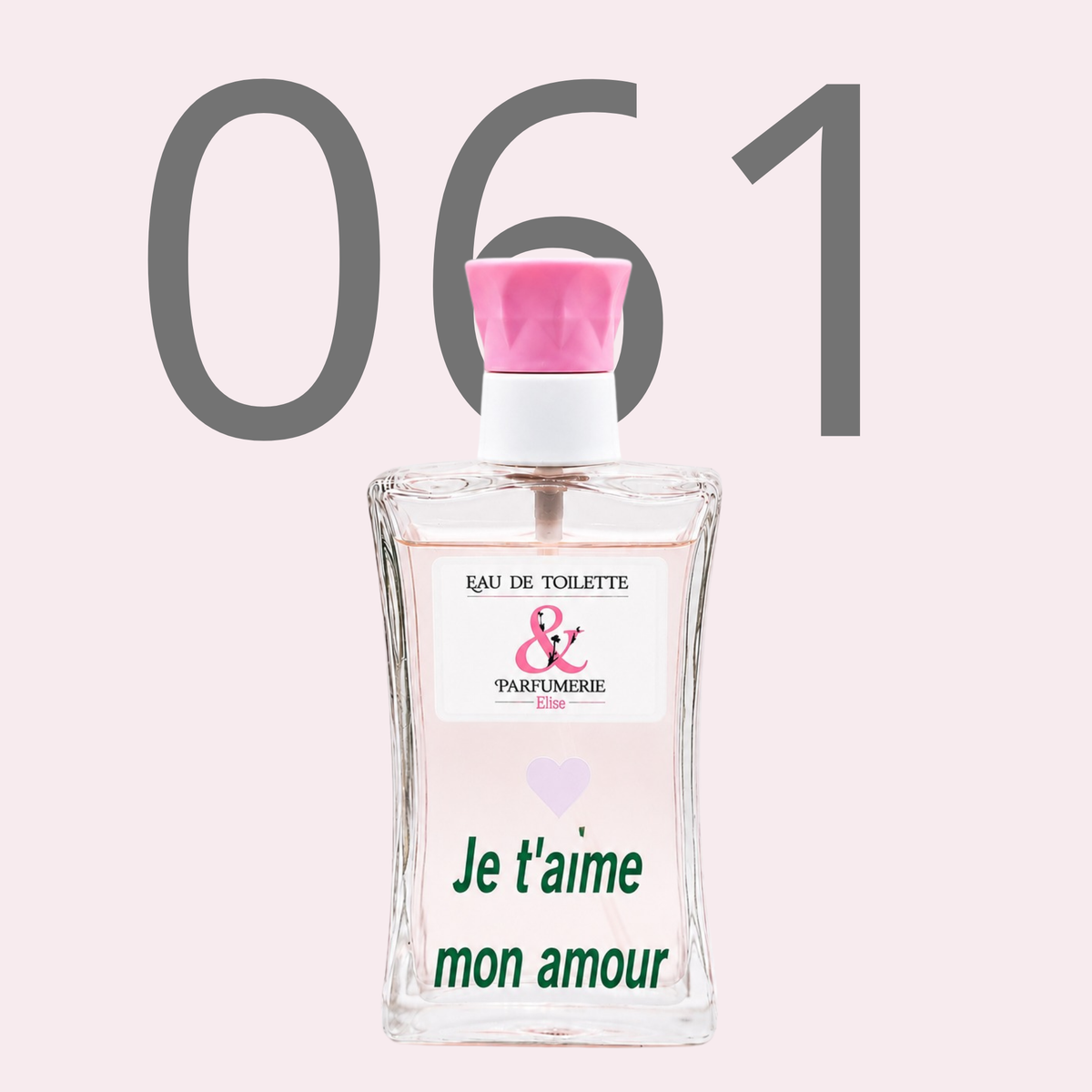 PE N 61 - Générique de A drop d'Issey Miyake personnalisé "Je t'aime mon amour"