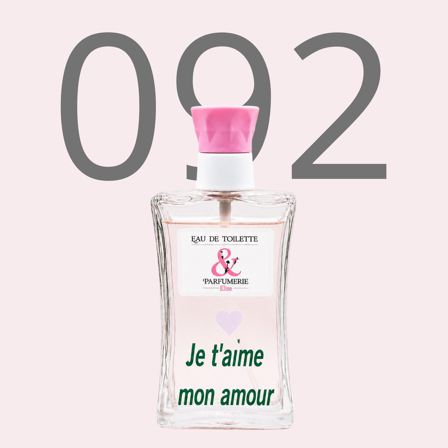 PE N 92 - Générique de Gucci Flora Georgous Orchid personnalisé "Je t'aime mon amour"