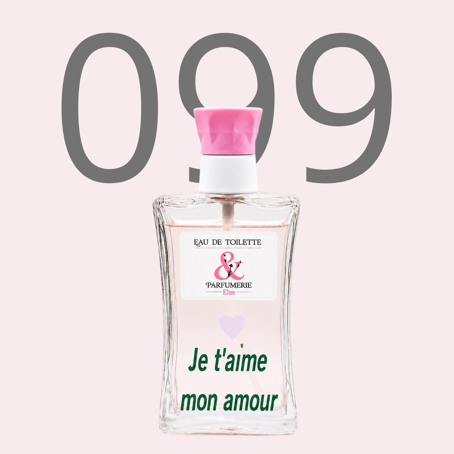 PE N 99 - Générique de La petite robe noire pour femme personnalisé "Je t'aime mon amour"