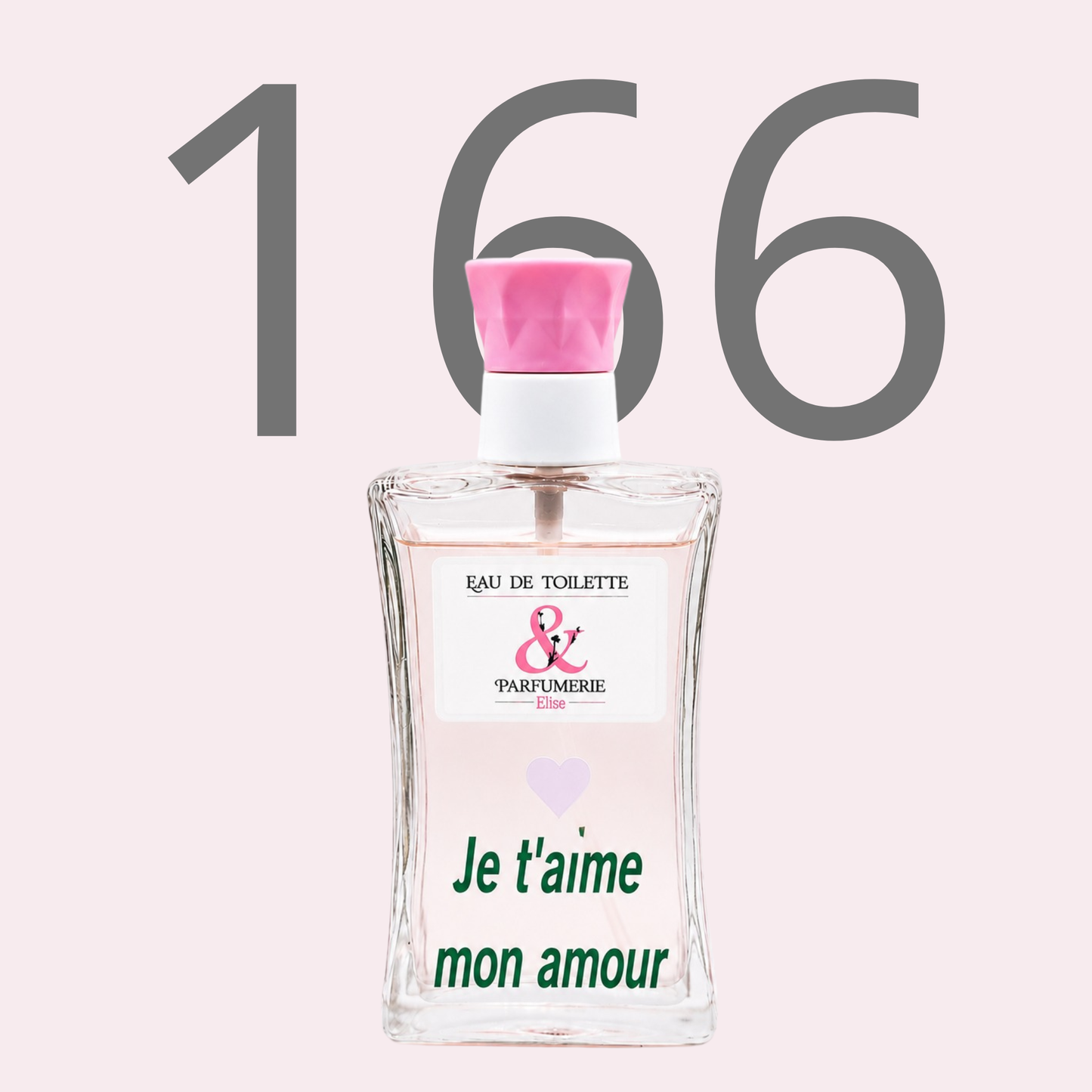 PE N 166 - Générique de Opium personnalisé Je t'aime mon amour