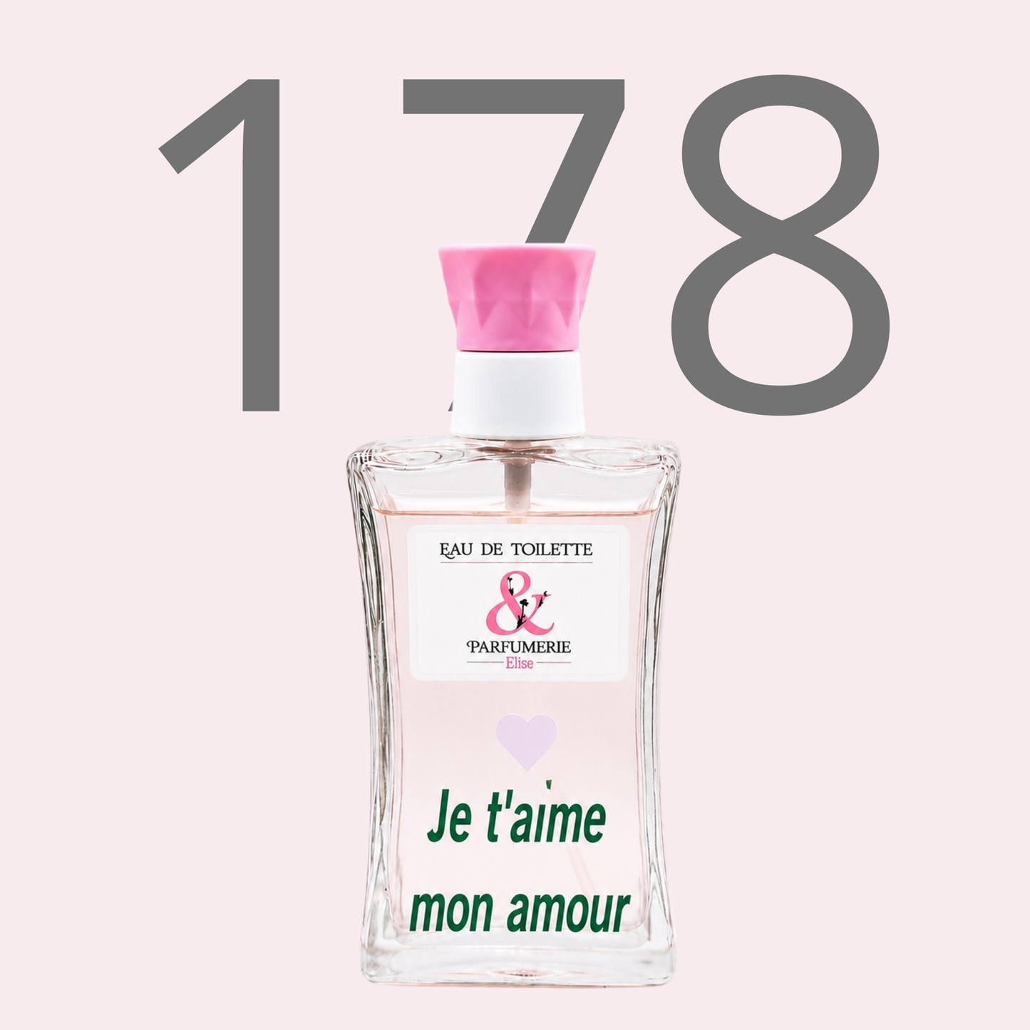 PE N 178 - Générique de Yes I am personnalisé "Je t'aime mon amour"