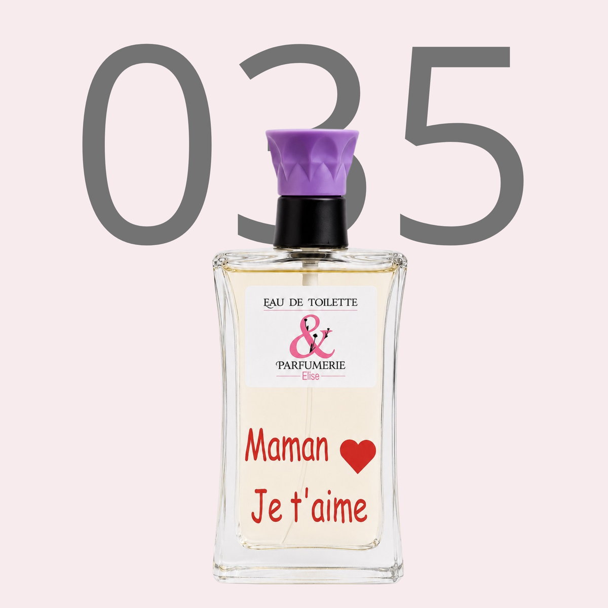PE N 35 - Générique de Impératrice personnalisé "Maman je t'aime"