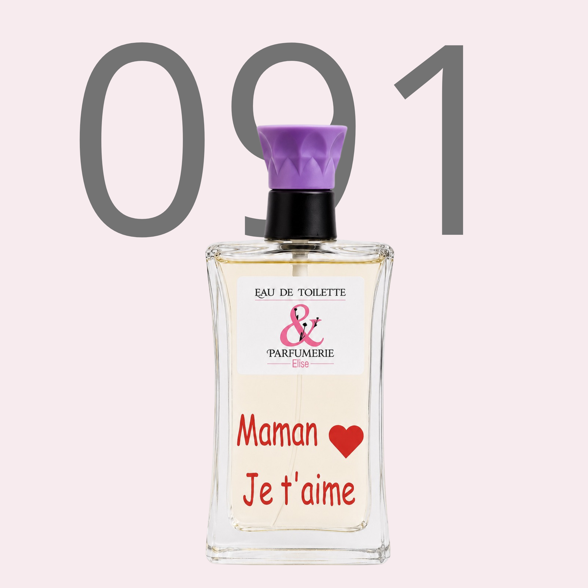 PE N 91 - Générique de Girl Rochas personnalisé "Maman je t'aime"