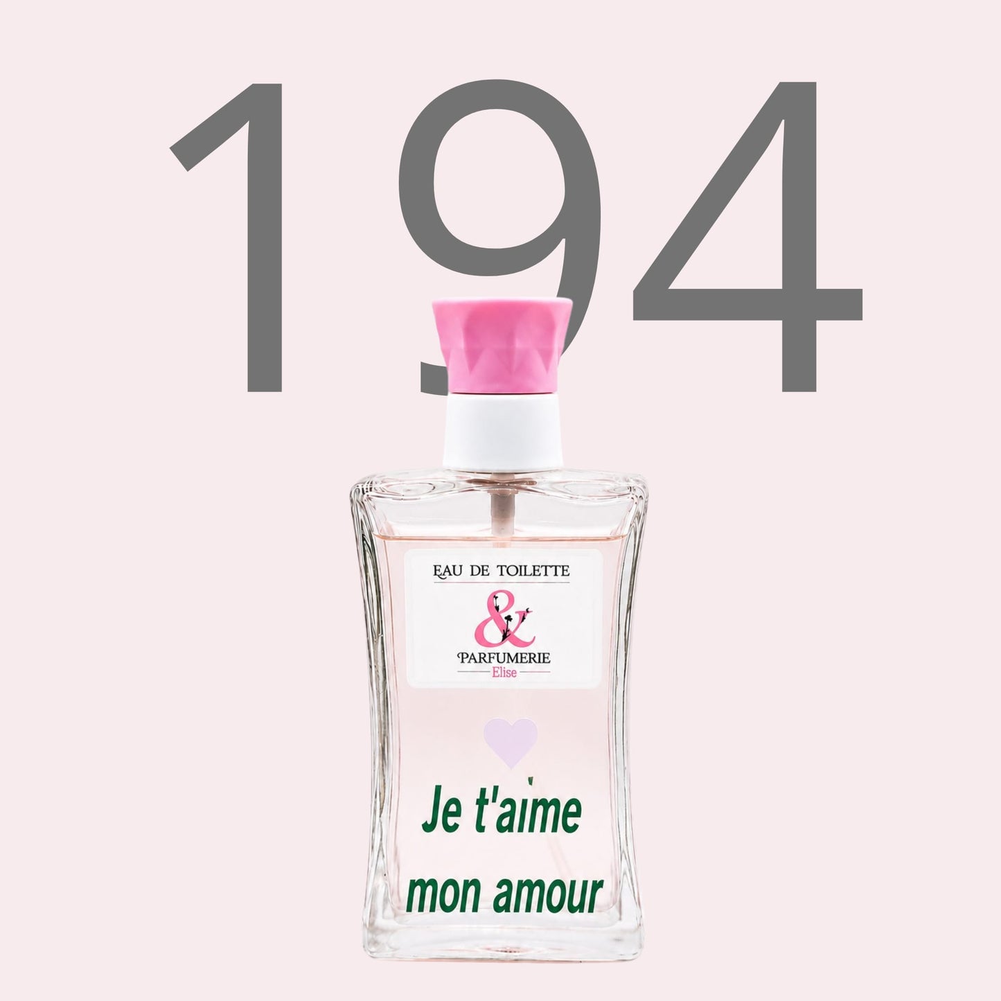 PE N 194 - Générique de Good girl blush personnalisé Je t'aime mon amour