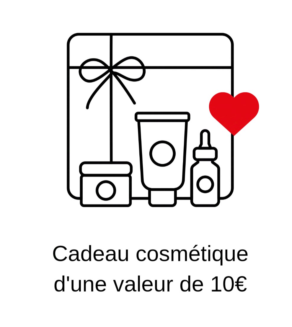 Cadeau cosmétique d'une valeur de 10 euros - Parfumerie Elise