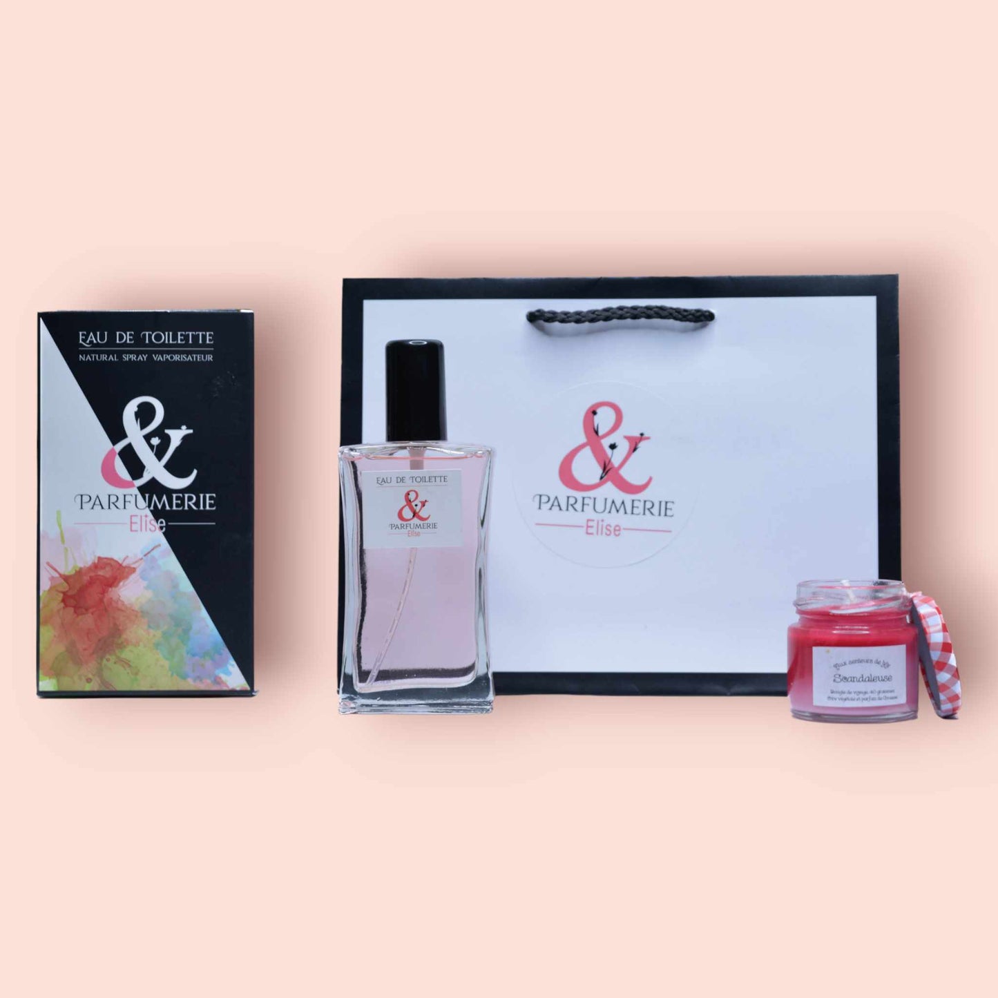 PE Coffret 3 - Un parfum générique de Scandal + sa bougie