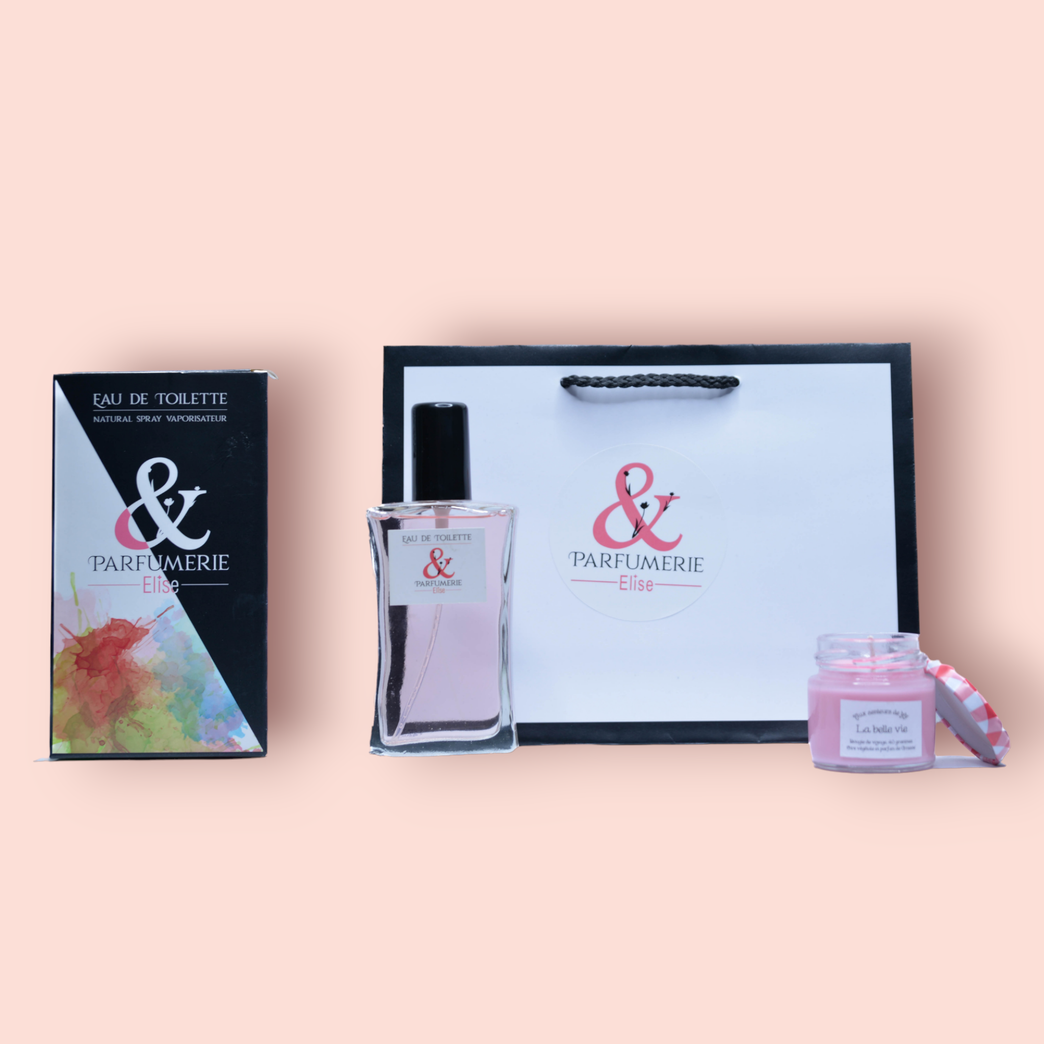 Coffret 17 - Un parfum générique de La vie est belle + sa bougie générique