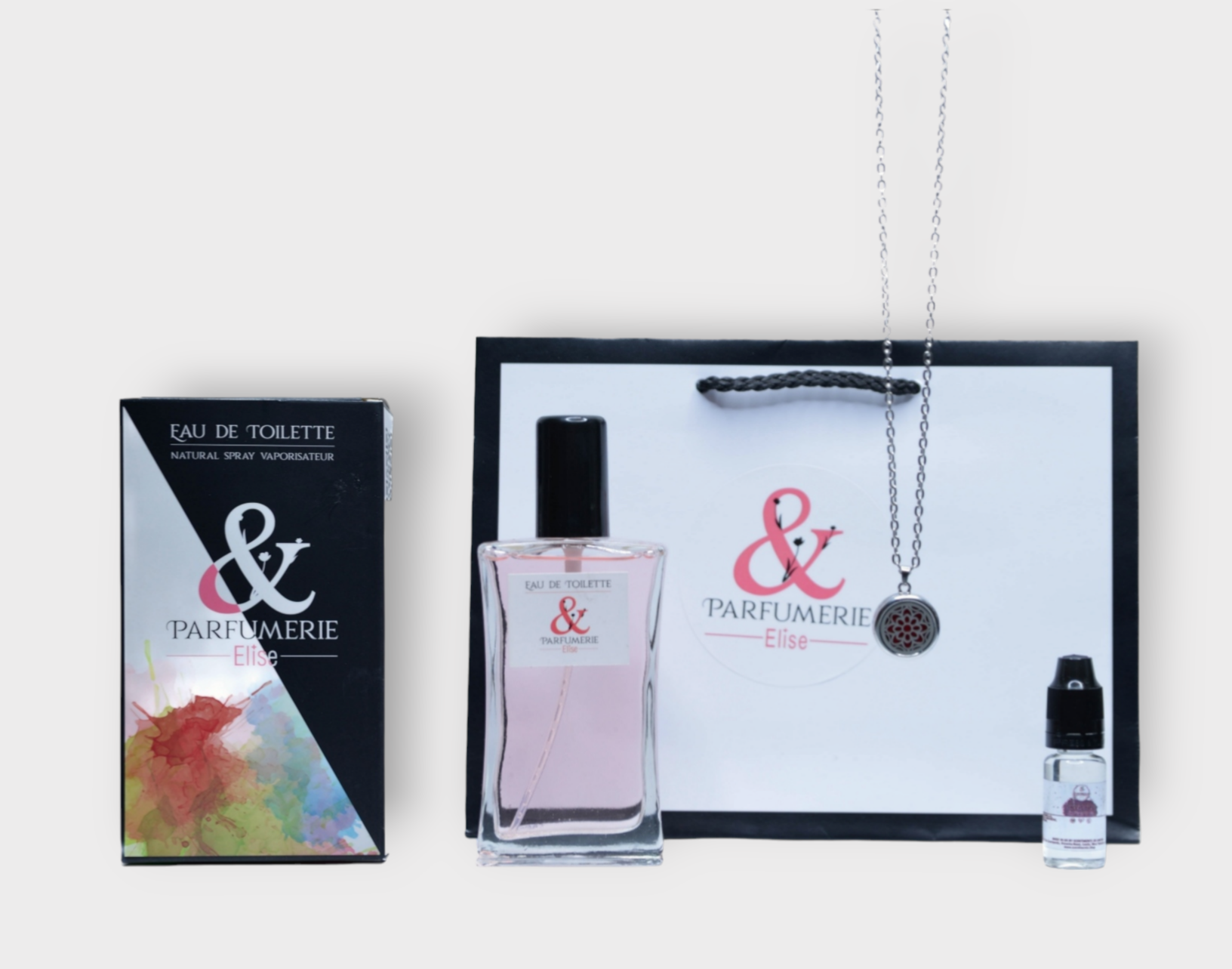 Coffret 2 - Un parfum générique Tabacco vanille + son huile de diffusion générique + un collier en acier