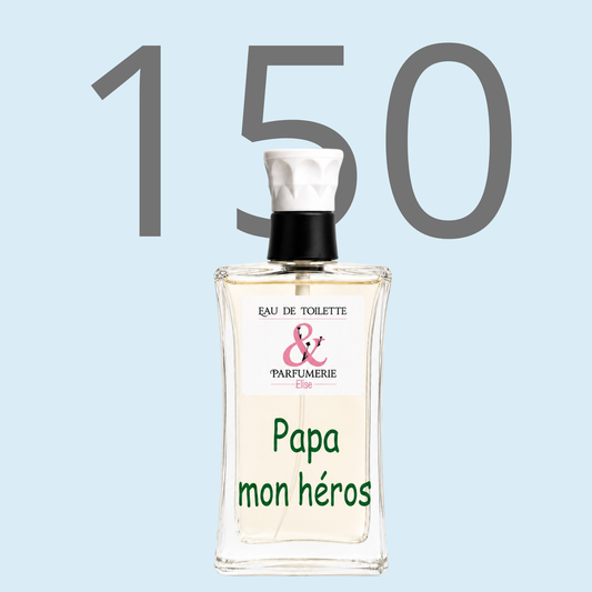 PE N 150 - Générique de Black XS pour homme personnalisé "Papa mon héros"