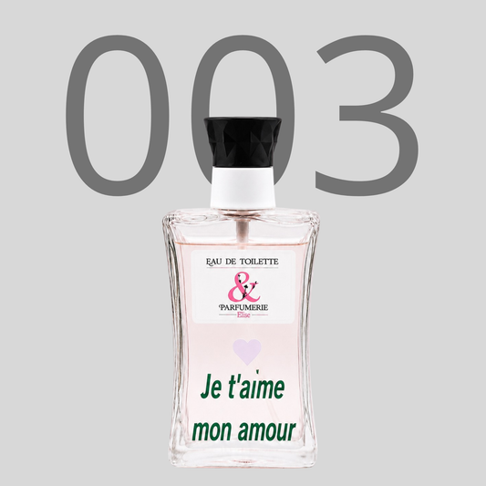 PE N 3 - Générique de Gentleman réserve privée personnalisé Je t'aime mon amour