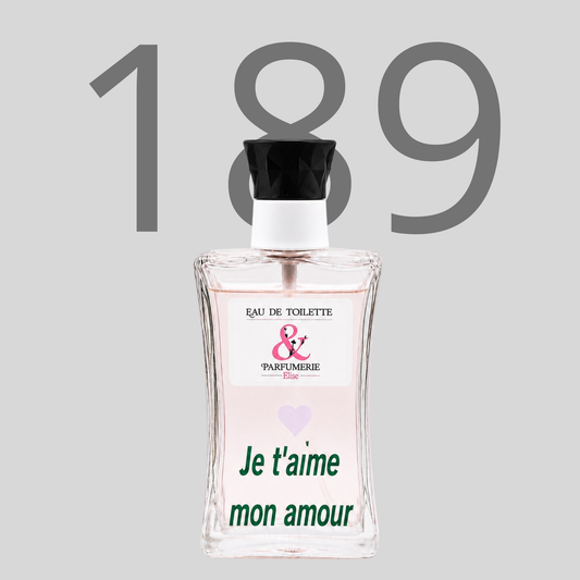 PE N 189 - Générique de Bianco Latte personnalisé "Je t'aime mon amour"