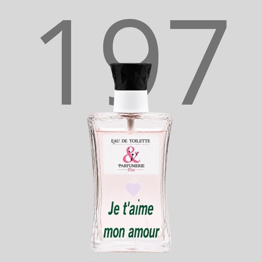 PE N 197 - Générique de Oud wood personnalisé Je t'aime mon amour*