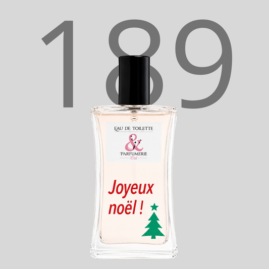 PE N 189 - Générique de Bianco Latte personnalisé "Joyeux Noel"