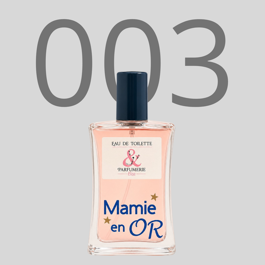 PE N 3 - Générique de Gentleman réserve privée personnalisé Mamie en or
