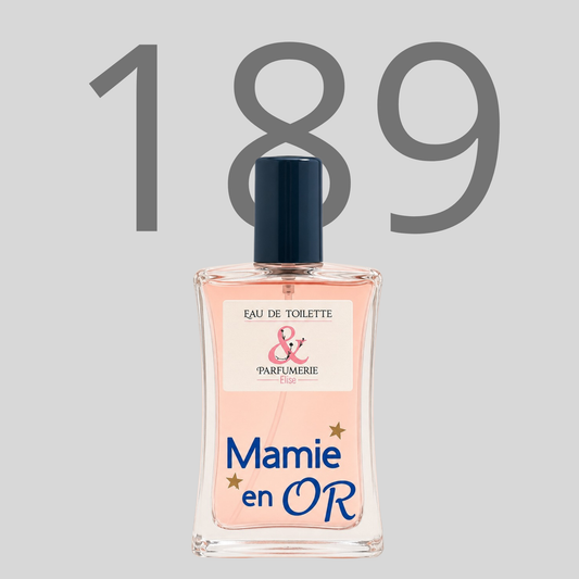 PE N 189 - Générique de Bianco Latte personnalisé Mamie en or*