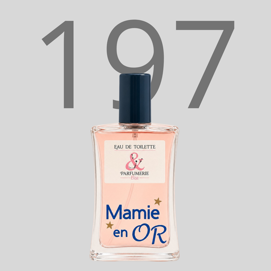 PE N 197 - Générique de Oud wood personnalisé Mamie en or*