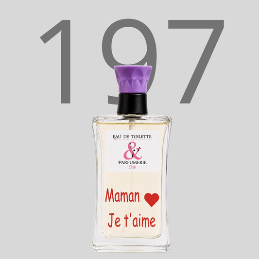PE N 197 - Générique de Oud wood personnalisé Maman je t'aime