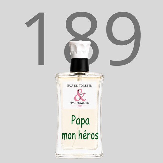 PE N 189 - Générique de Bianco Latte personnalisé Papa mon héros*