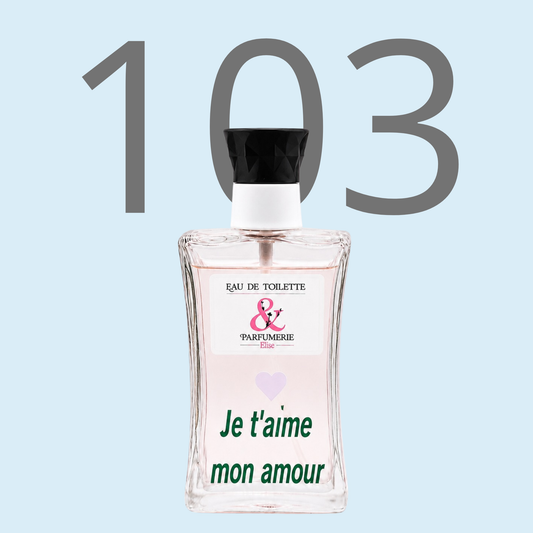 PE N 103 - Générique de Bad boy pour homme personnalisé "Je t'aime mon amour"