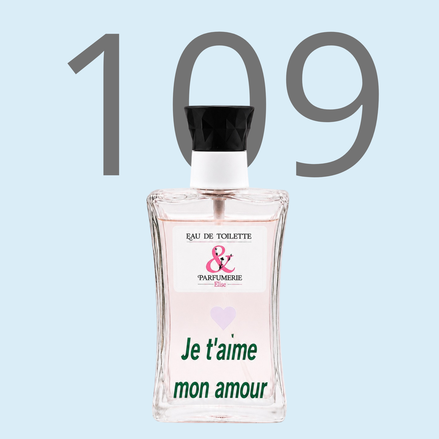 PE N 109 - Générique de CK man pour homme personnalisé "Je t'aime mon amour"
