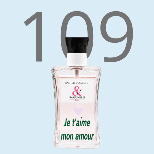 PE N 109 - Générique de CK man pour homme personnalisé "Je t'aime mon amour"