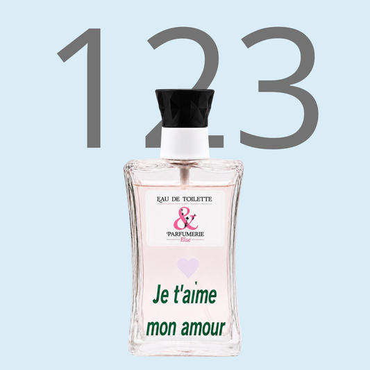 PE N 123 - Générique de The one pour homme personnalisé "Je t'aime mon amour"