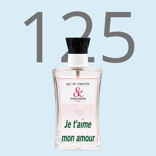 PE N 125 - Générique de Light blue pour homme personnalisé "Je t'aime mon amour"