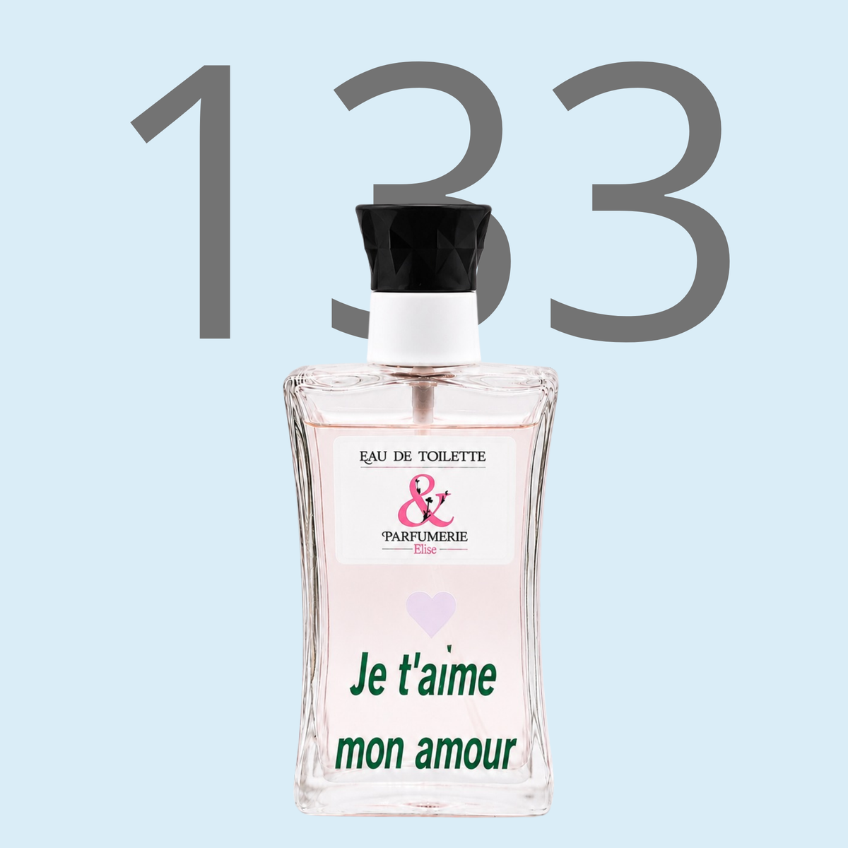 PE N 133 - Générique de The scent pour homme personnalisé Je t'aime mon amour