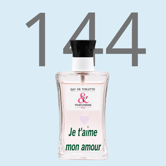 PE N 144 - Générique de Le mâle pour homme personnalisé "Je t'aime mon amour"
