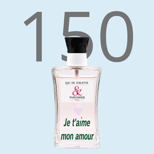 PE N 150 - Générique de Black XS pour homme personnalisé "Je t'aime mon amour"