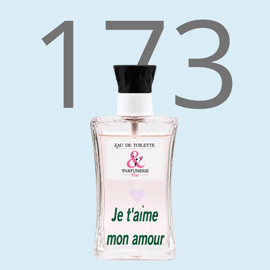PE N 173 - Générique de One Million pour homme personnalisé "Je t'aime mon amour"