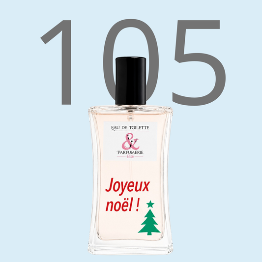 PE N 105 - Générique de 212 men pour homme personnalisé Joyeux Noel
