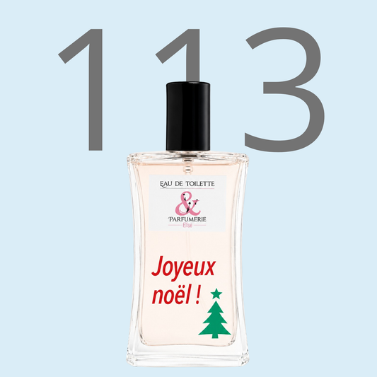 PE N 113 - Générique de Aventus pour homme personnalisé Joyeux Noel*