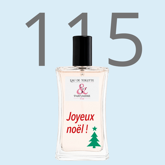 PE N 115 - Générique de Boss bottle pacific pour homme personnalisé Joyeux Noel*