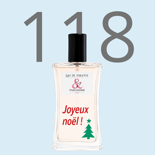 PE N 118 - Générique de Eau sauvage pour homme personnalisé Joyeux Noel*