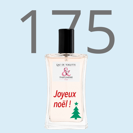 PE N 175 - Générique de Sauvage pour homme personnalisé Joyeux Noel*