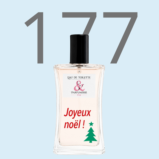 PE N 177 - Générique de Fahrenheit pour homme personnalisé Joyeux Noel*